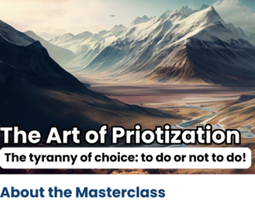 The Art of Priotization